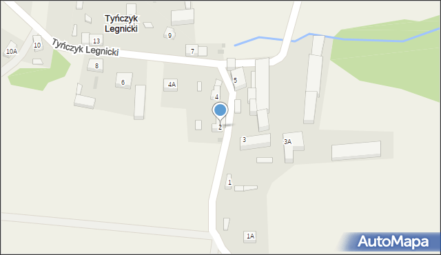 Tyńczyk Legnicki, Tyńczyk Legnicki, 2, mapa Tyńczyk Legnicki