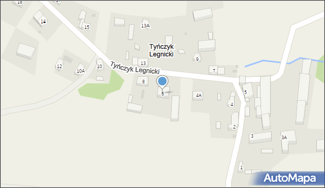 Tyńczyk Legnicki, Tyńczyk Legnicki, 6, mapa Tyńczyk Legnicki