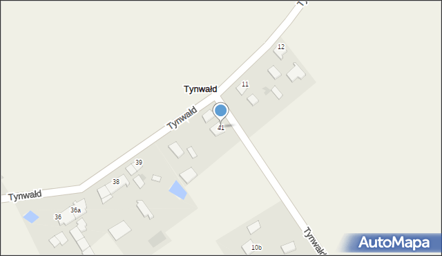 Tynwałd, Tynwałd, 41, mapa Tynwałd