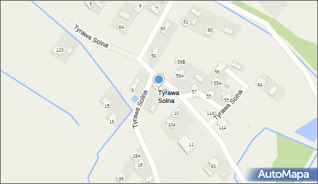 Tyrawa Solna, Tyrawa Solna, 9, mapa Tyrawa Solna