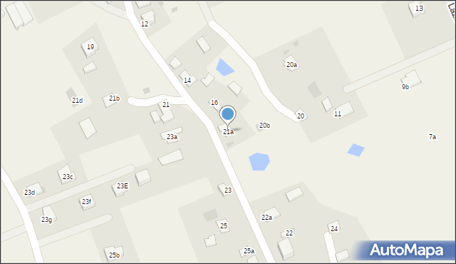 Tyrowo, Tyrowo, 21a, mapa Tyrowo