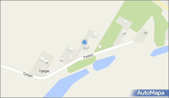 Tyrzyn, Tyrzyn, 17, mapa Tyrzyn