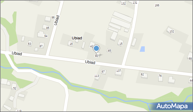 Ubiad, Ubiad, 92, mapa Ubiad