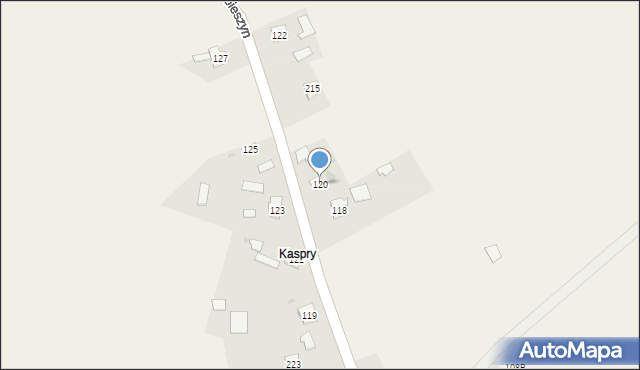 Ubieszyn, Ubieszyn, 120, mapa Ubieszyn