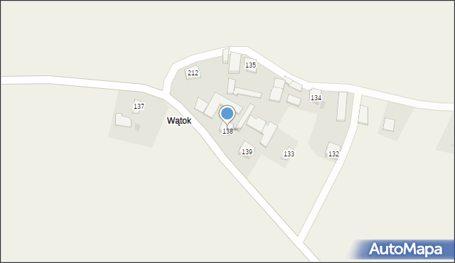 Ubieszyn, Ubieszyn, 138, mapa Ubieszyn