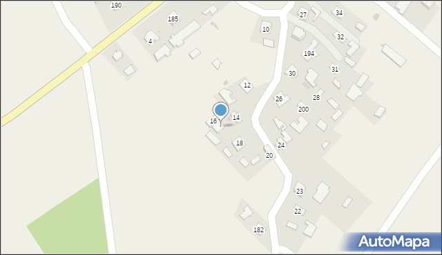 Ubieszyn, Ubieszyn, 16A, mapa Ubieszyn