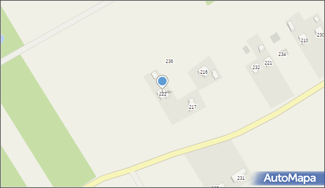 Ubieszyn, Ubieszyn, 222, mapa Ubieszyn