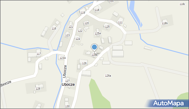 Ubocze, Ubocze, 118a, mapa Ubocze