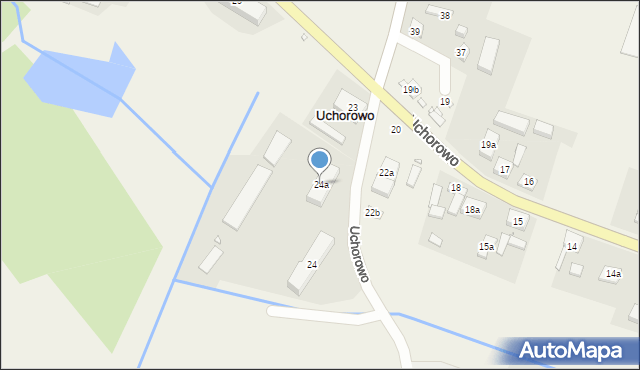 Uchorowo, Uchorowo, 24a, mapa Uchorowo