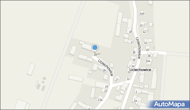 Uciechowice, Uciechowice, 29, mapa Uciechowice