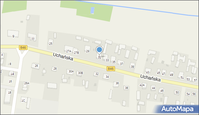 Wojsławice, Uchańska, 31, mapa Wojsławice