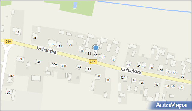 Wojsławice, Uchańska, 35, mapa Wojsławice