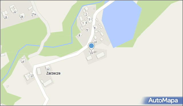 Udórz, Udórz, 11, mapa Udórz