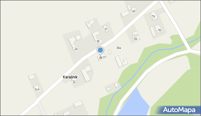 Udórz, Udórz, 38, mapa Udórz