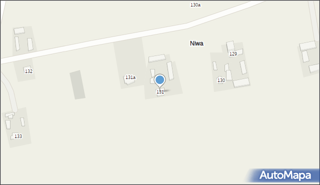 Udrycze-Koniec, Udrycze-Koniec, 131, mapa Udrycze-Koniec