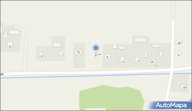 Udrycze-Koniec, Udrycze-Koniec, 6, mapa Udrycze-Koniec