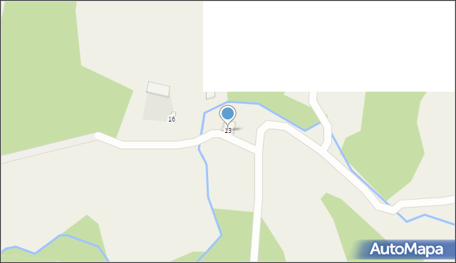 Udziejek, Udziejek, 13, mapa Udziejek