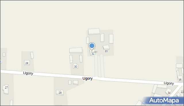 Ugory, Ugory, 32, mapa Ugory