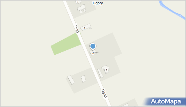 Ugory, Ugory, 6, mapa Ugory