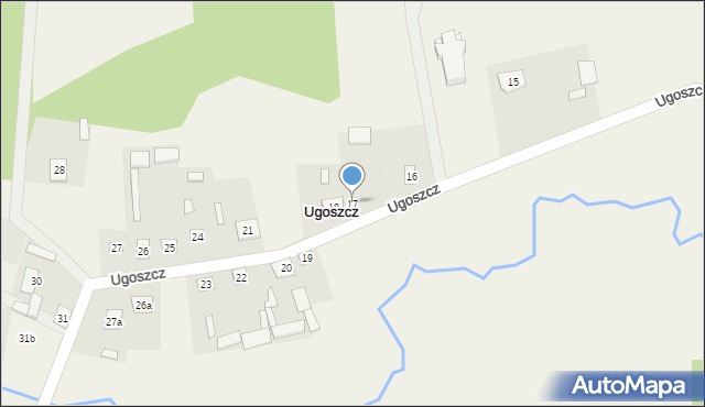 Ugoszcz, Ugoszcz, 17, mapa Ugoszcz