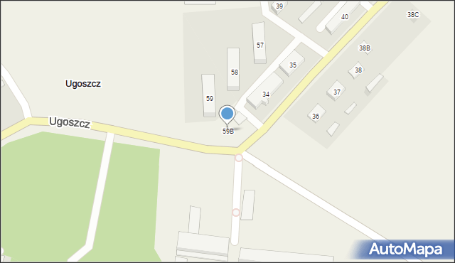 Ugoszcz, Ugoszcz, 59B, mapa Ugoszcz