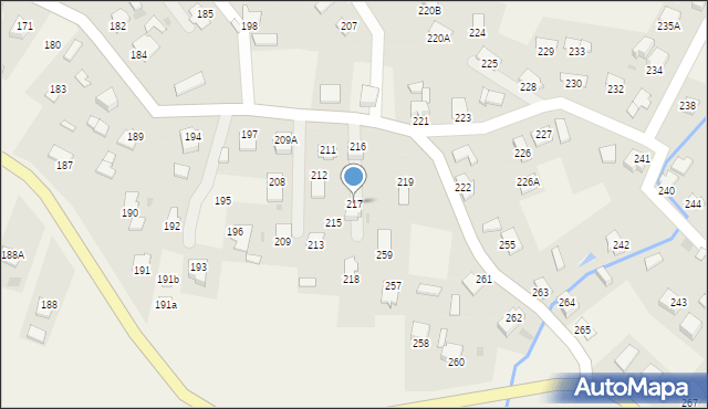 Uherce Mineralne, Uherce Mineralne, 217, mapa Uherce Mineralne