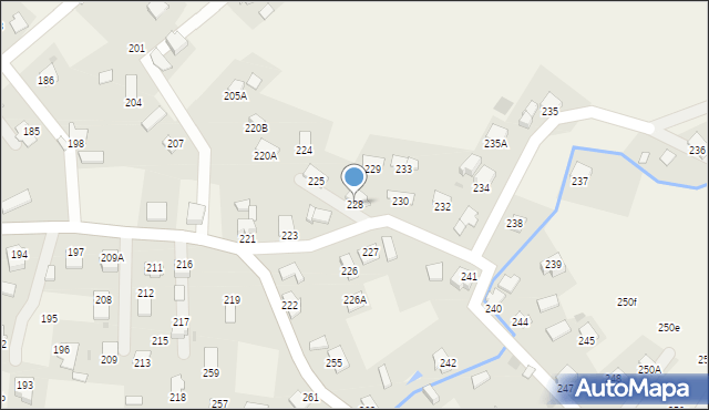 Uherce Mineralne, Uherce Mineralne, 228, mapa Uherce Mineralne