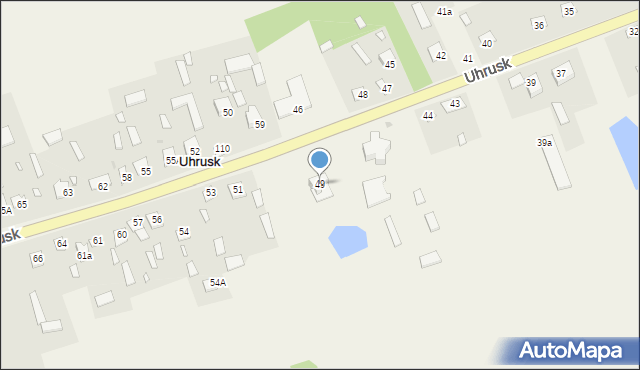Uhrusk, Uhrusk, 49, mapa Uhrusk