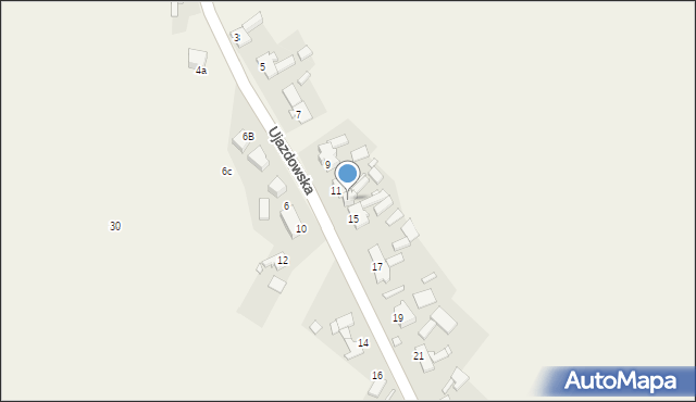 Sieroniowice, Ujazdowska, 13, mapa Sieroniowice