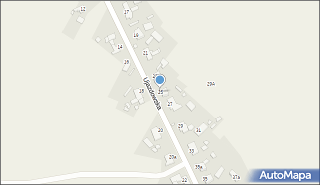Sieroniowice, Ujazdowska, 25, mapa Sieroniowice