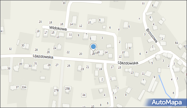 Tomaszowice, Ujazdowska, 18, mapa Tomaszowice