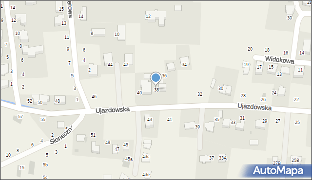 Tomaszowice, Ujazdowska, 38, mapa Tomaszowice