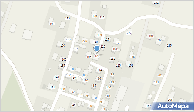 Ujanowice, Ujanowice, 123, mapa Ujanowice