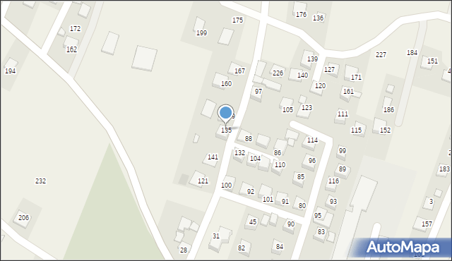 Ujanowice, Ujanowice, 135, mapa Ujanowice