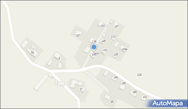 Ujanowice, Ujanowice, 145, mapa Ujanowice