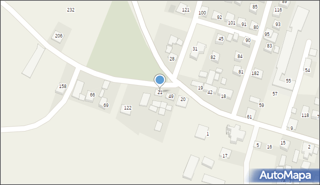 Ujanowice, Ujanowice, 21, mapa Ujanowice