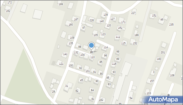 Ujanowice, Ujanowice, 86, mapa Ujanowice