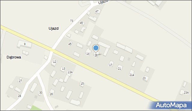 Ujazd, Ujazd, 16, mapa Ujazd