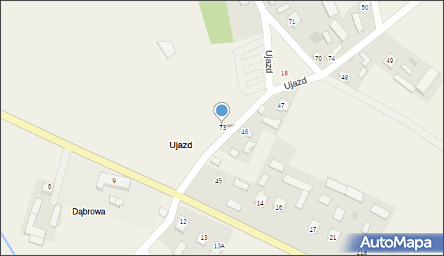 Ujazd, Ujazd, 73, mapa Ujazd