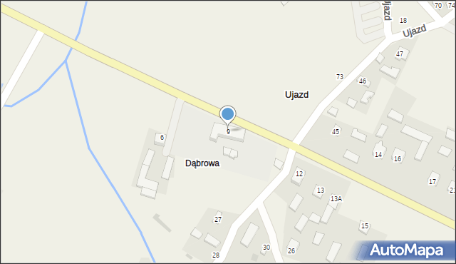 Ujazd, Ujazd, 9, mapa Ujazd