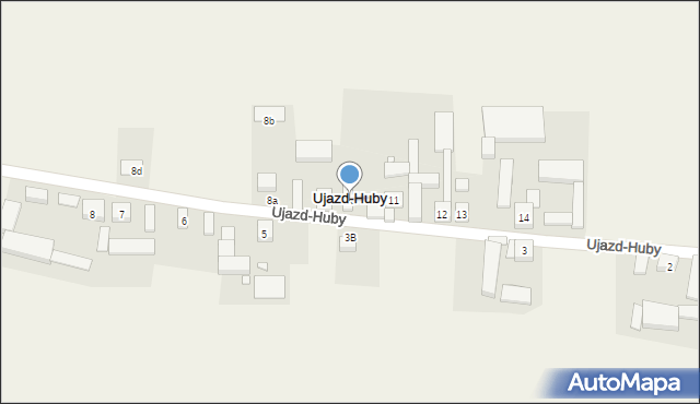 Ujazd-Huby, Ujazd-Huby, 10, mapa Ujazd-Huby