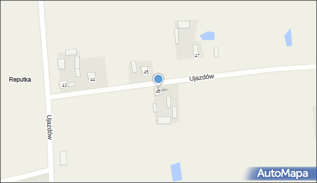 Ujazdów, Ujazdów, 46, mapa Ujazdów