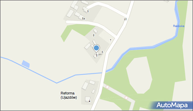 Ujazdów, Ujazdów, 5, mapa Ujazdów