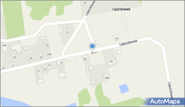 Ujazdówek, Ujazdówek, 27, mapa Ujazdówek