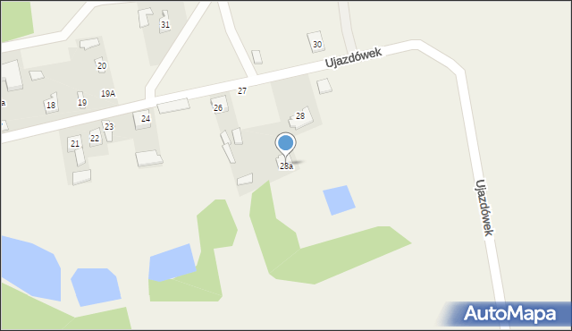 Ujazdówek, Ujazdówek, 28a, mapa Ujazdówek