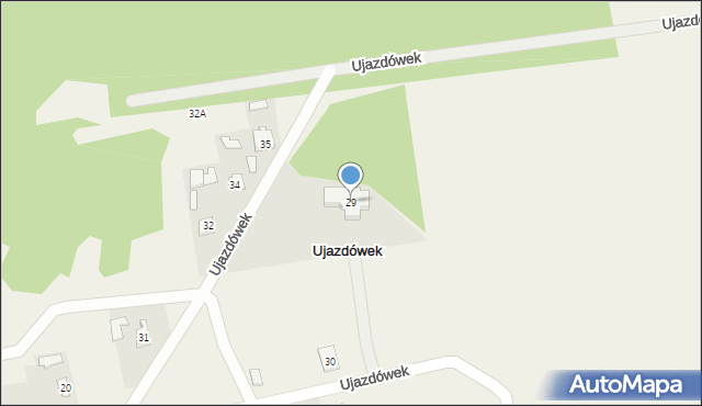 Ujazdówek, Ujazdówek, 29, mapa Ujazdówek