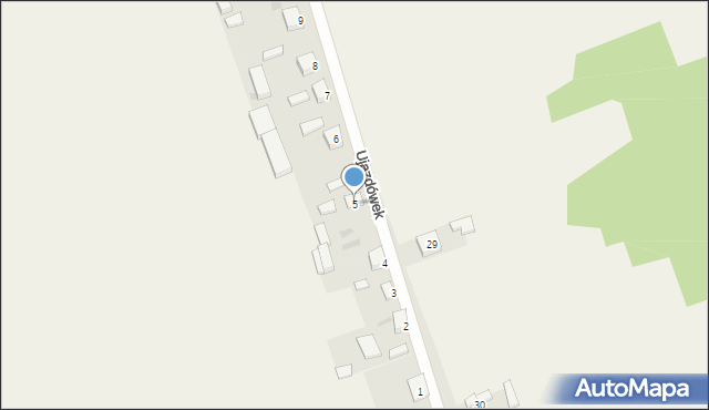 Ujazdówek, Ujazdówek, 5, mapa Ujazdówek