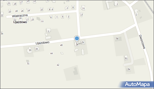 Ujazdowo, Ujazdowo, 2a, mapa Ujazdowo