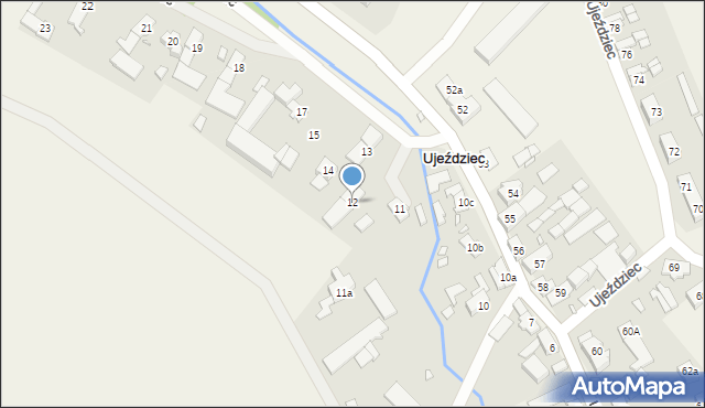 Ujeździec, Ujeździec, 12, mapa Ujeździec