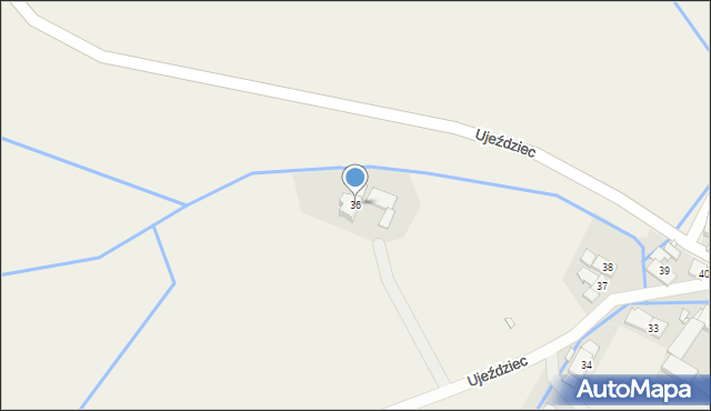 Ujeździec, Ujeździec, 36, mapa Ujeździec